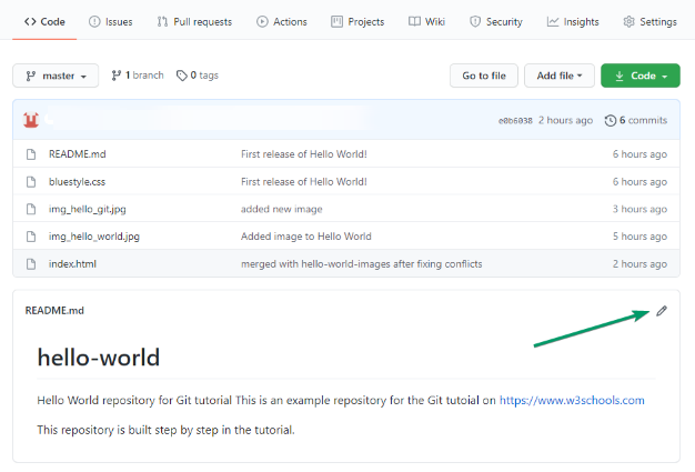 GitHub Edit File Interface